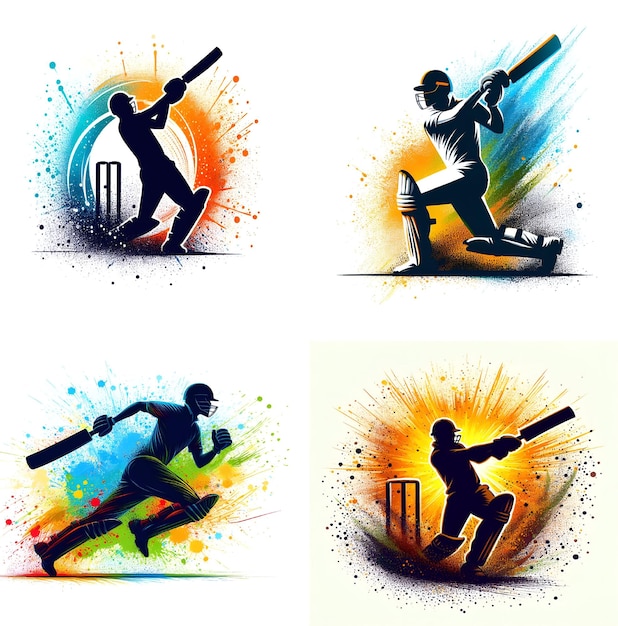 vector batsman playing cricket