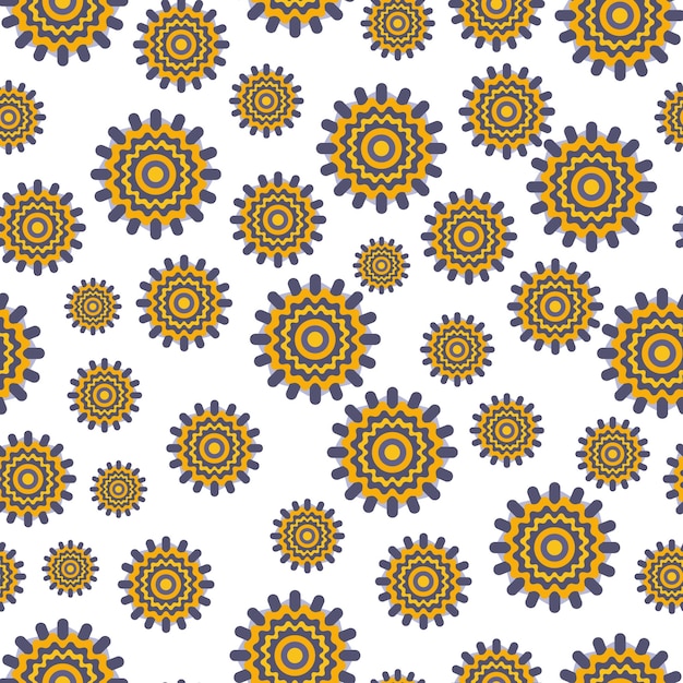 Vector vector beautiful summer floral seamless pattern