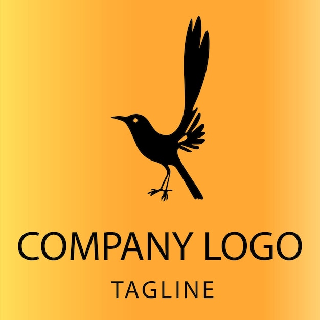 vector bird logo design template