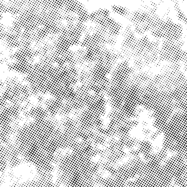 Vector black dots halftone texture background