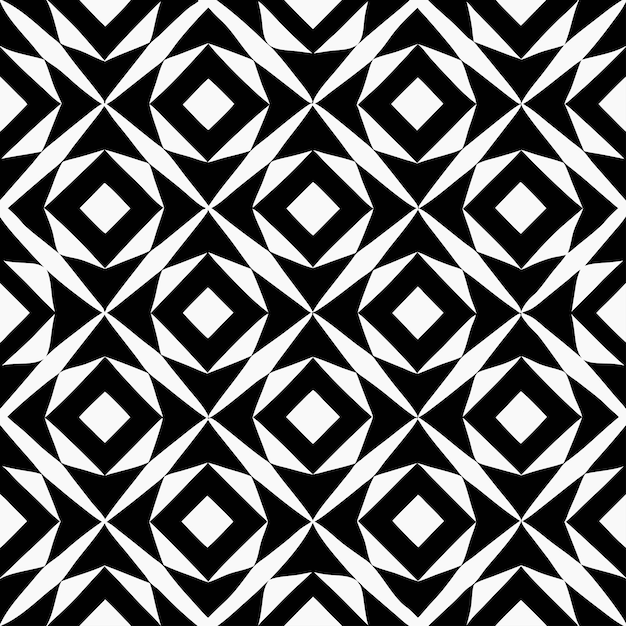 vector black and white geometric pattern