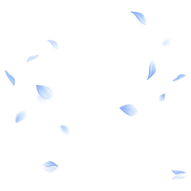 Vector vector blue leaf vector panoramic on white background