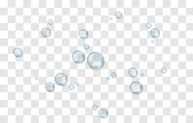 Vector vector blue water drops png drops condensation on the window on the surface realistic drops png