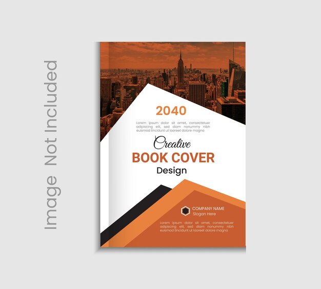 Vector book cover design which is editable