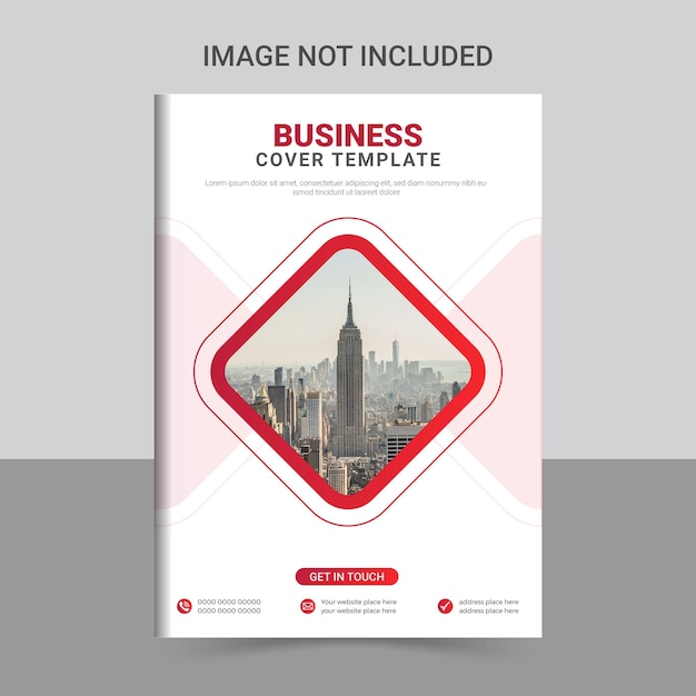 Vector Book Cover Template Design