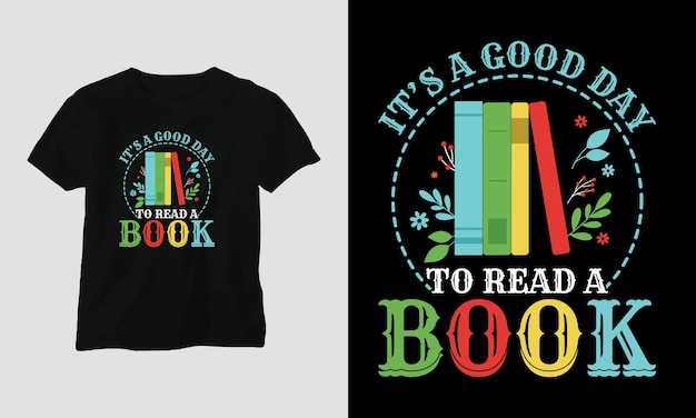 Vector book lover t shirt design, typography with a nice illustration of books