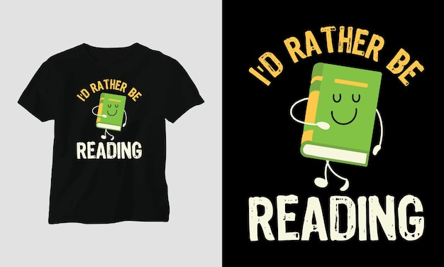 Vector book lover t shirt design, typography with a nice illustration of books