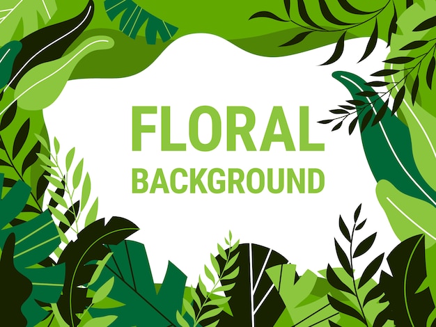 Vector botanical background 