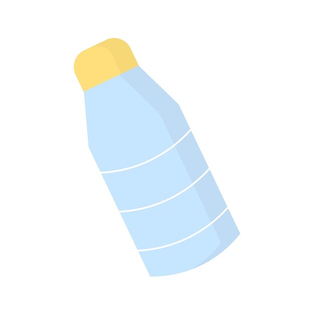 Vector Bottle of water icon in flat style