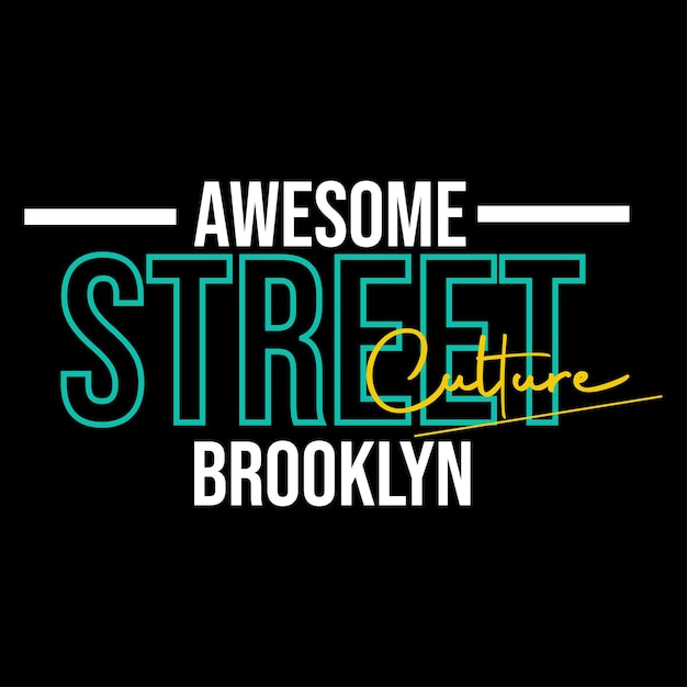 vector brooklyn illustration design