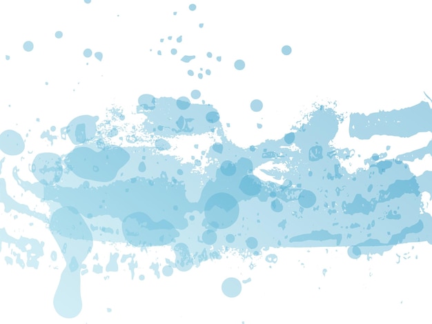 Vector Brush Stroke. Abstract Fluid Splash. Sale Banner Brushstroke. Gradient Paintbrush. Isolated Splash on White Backdrop. Blue and Indigo Watercolor Textured Background.