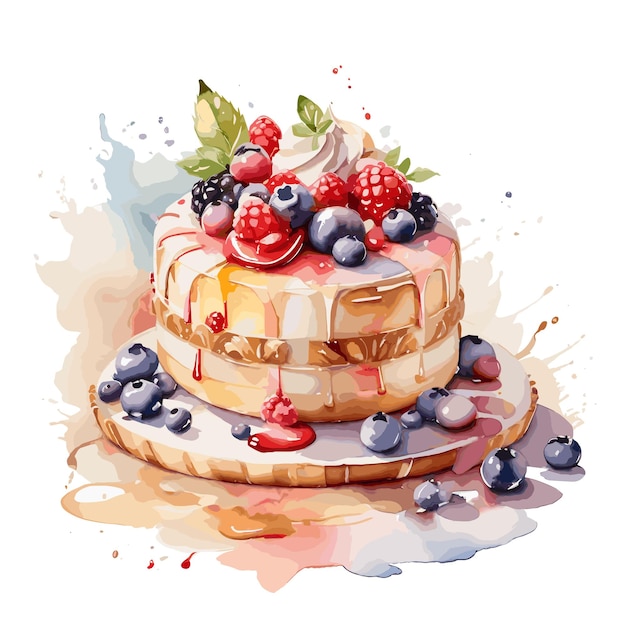 Vector Bucheln pastry clipart editable white background