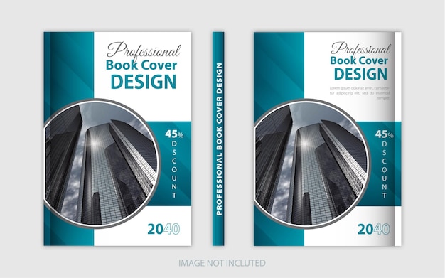 Vector vector business book cover or annual report design template