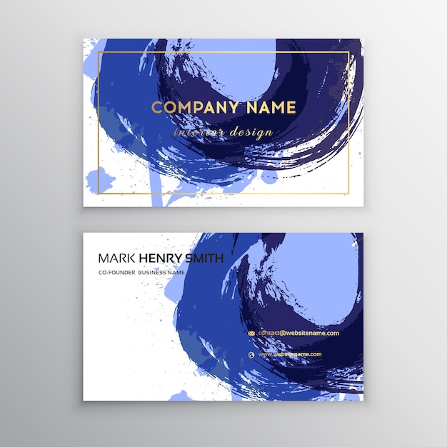 Vector vector business card luxury business card design