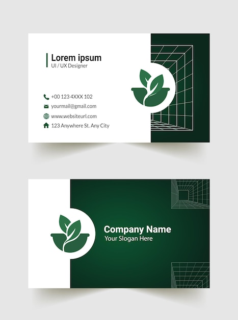 Vector Business card template