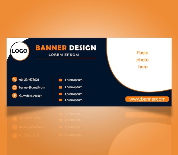 Vector business cover banner