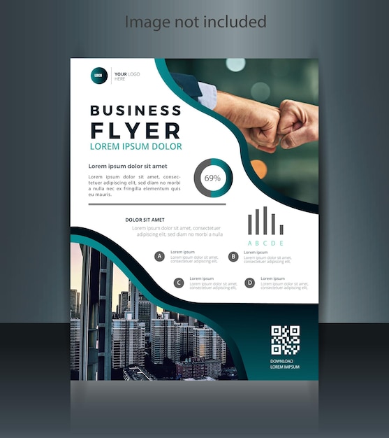 vector business flyer design