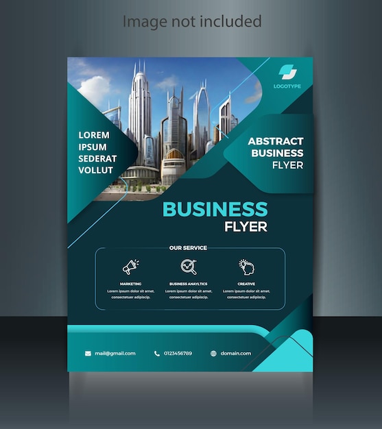 vector business flyer design