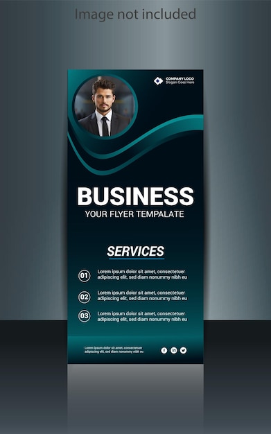 Vector Business social media post flyer template