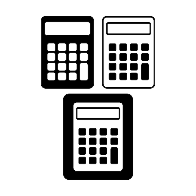 vector calculator icon