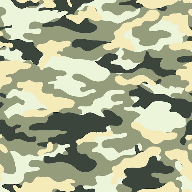 Vector camouflage pattern for clothing design Trendy camouflage military pattern