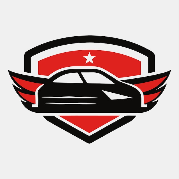 Vector vector car logo design illus