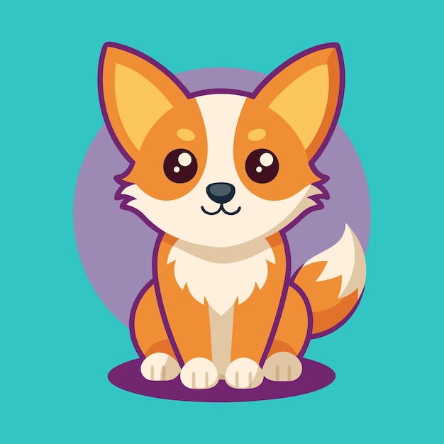 Vector a vector cartoon cat illustration art