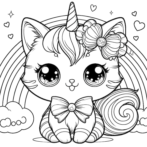 Vector vector cartoon cat illustration