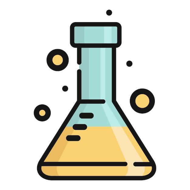 Vector chemical flask21