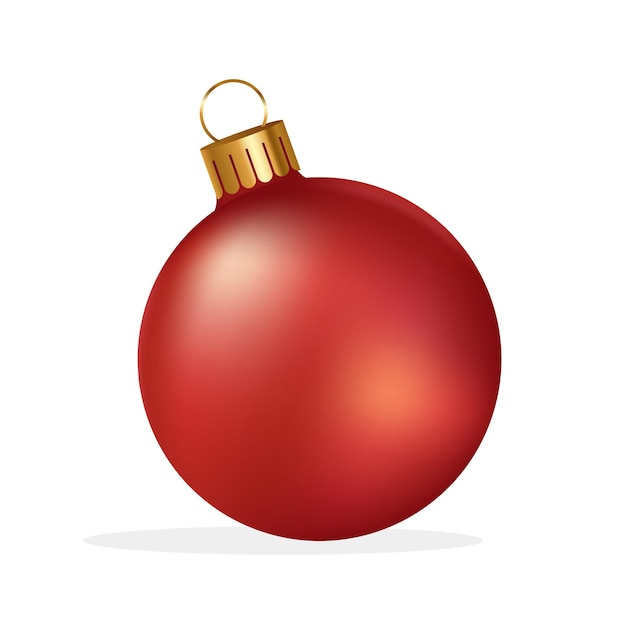 Vector christmas bauble design concept