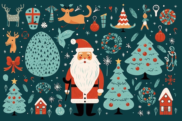 Vector vector christmas element background wallpaper banner