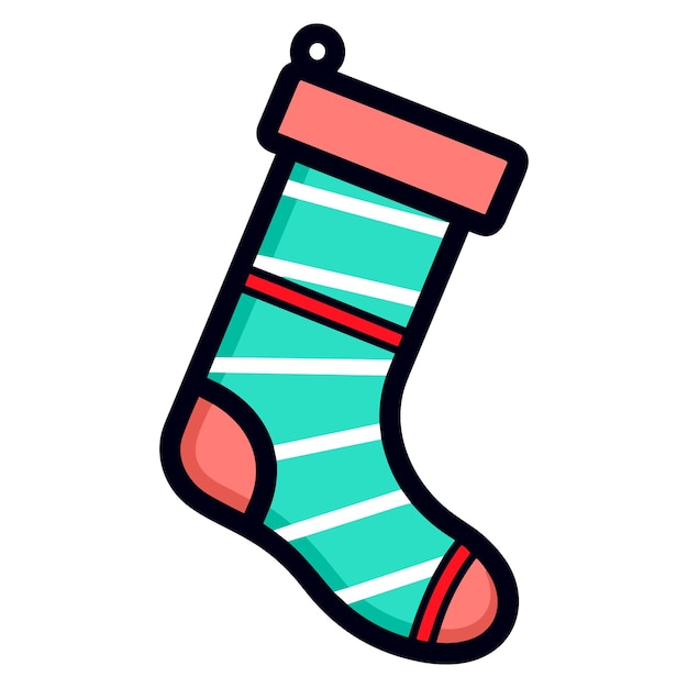 Vector Christmas stockings vector illustration