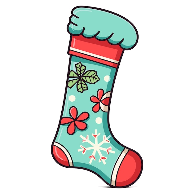 Vector Christmas stockings vector illustration