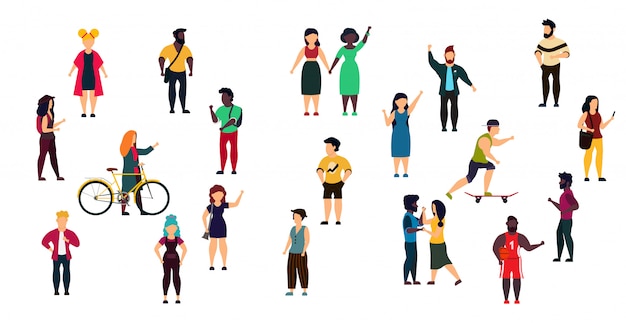 Vector city people person illustration