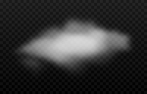 Vector cloud of smoke or fog Fog or cloud on an isolated transparent background Smoke fog cloud