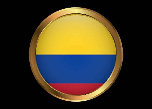 Vector Colombia flag Colombia flag illustration Colombia flag picture Colombia flag