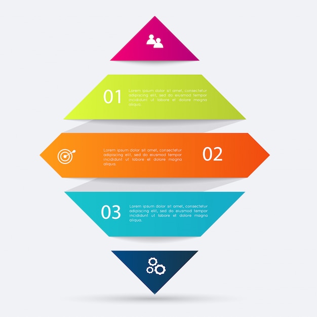 Vector colorful info graphics for your business presentations.