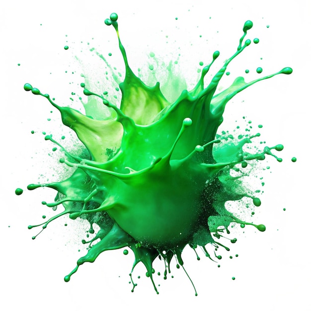 Vector vector colorful paint splashes design