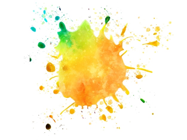 Vector of colorful splash of watercolor.