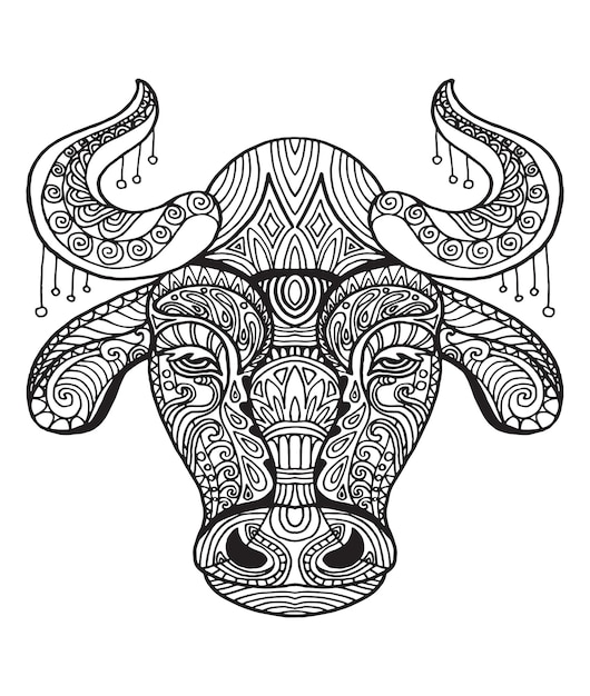 Vector coloring bull