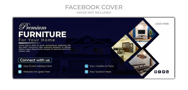 vector commercial facebook cover design template corporate facebook cover design