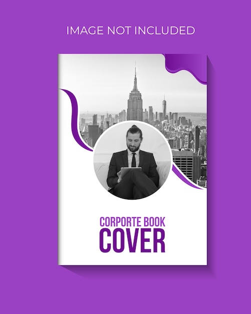 Vector vector corporate book cover design template