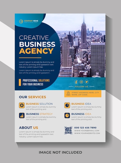 vector corporate business flyer template and poster