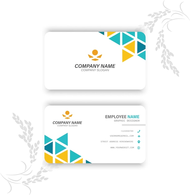 Vector creative business card