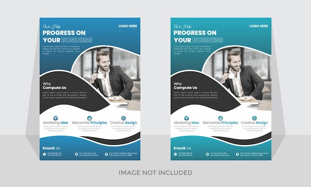 Vector creative business flyer template amp modern corporate business flyer design template