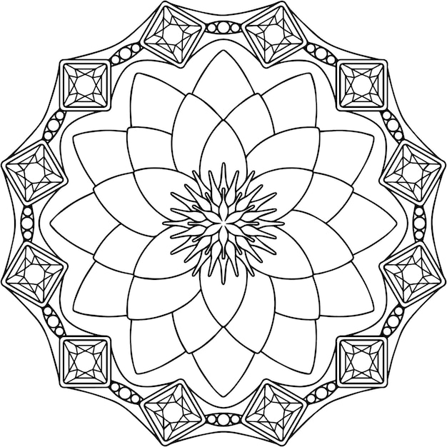 vector creative free mandala redial design and decorative mandala art