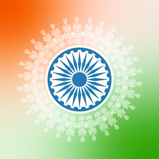 vector creative post of Indian independence day celebration decorative background