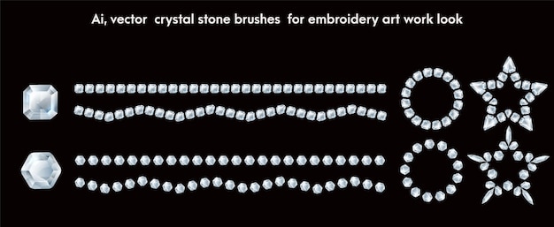 VECTOR CRYSTAL BRUSHES