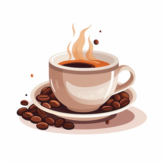 vector of a cup of coffee