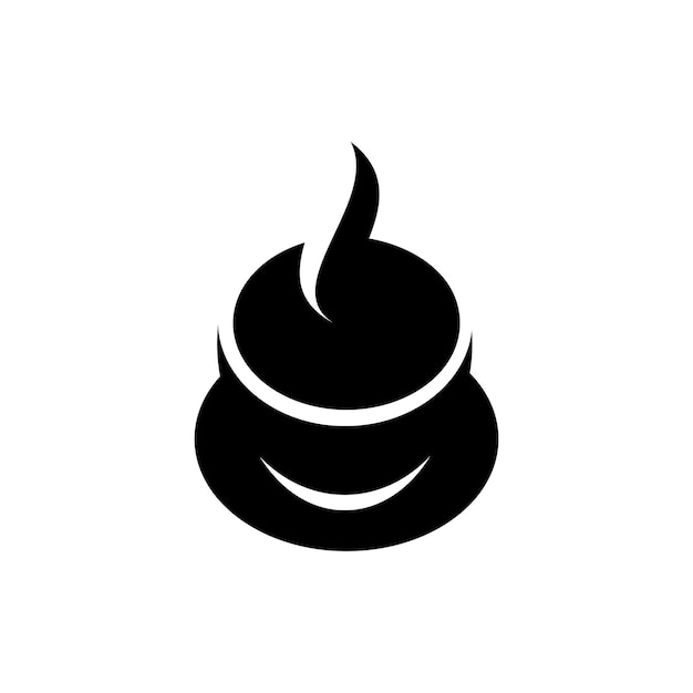 vector cup of hot coffee, cafe and restaurant logo